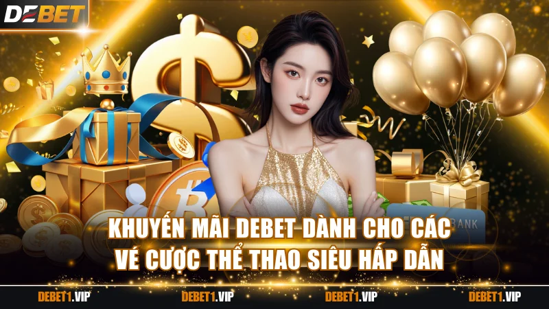 Khuyến mãi DEBET dành cho các vé cược thể thao siêu hấp dẫn